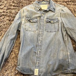 Men’s Large Abercrombie Denim shirt.